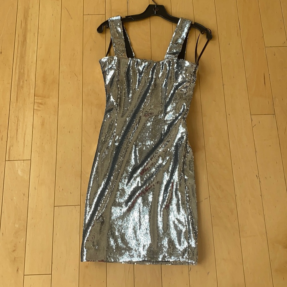 NWT Galvan mini mirror dress
